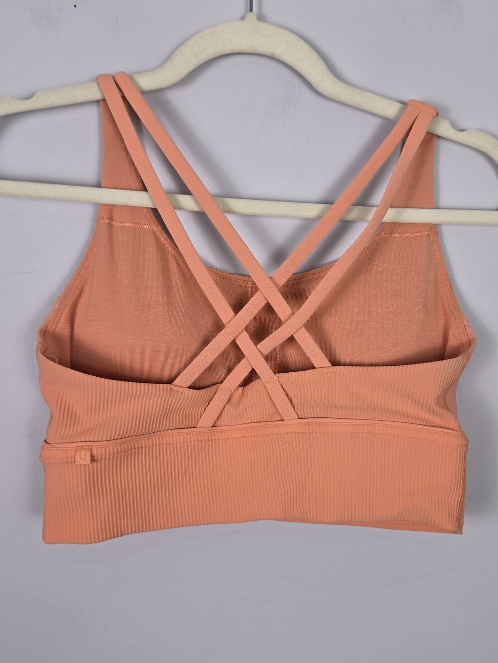 Lululemon Energy Longline Bra Ribbed Luxtreme Medium Support Size 8